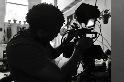 guy on camera
